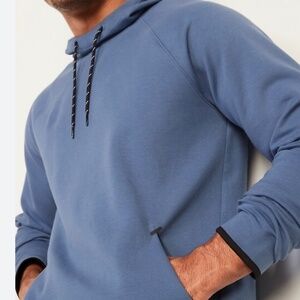 Men’s Old Navy blue Dynamic Fleece mock hoodie size XL